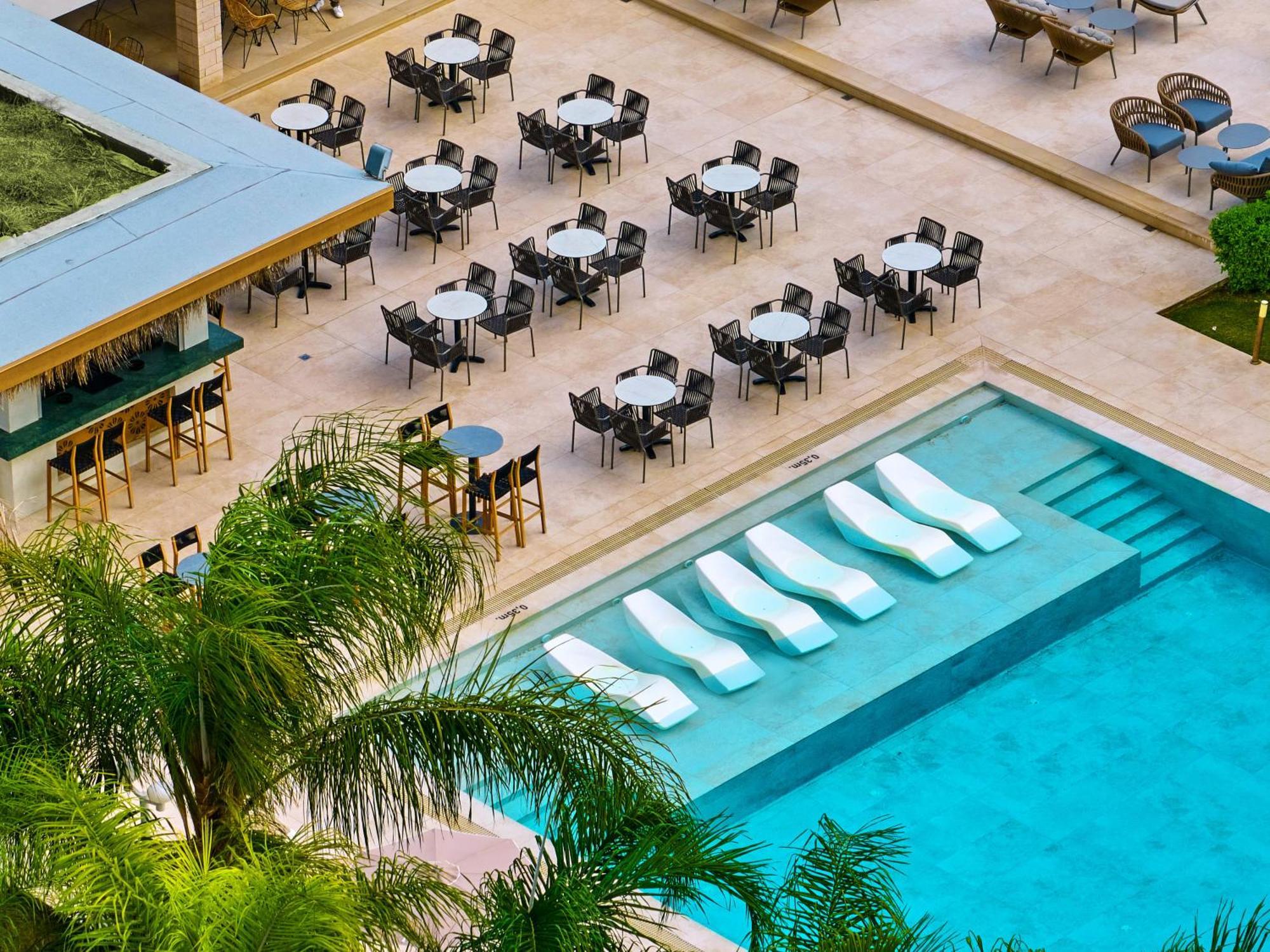 Kyknos Beach Hotel & Bungalows Mália Kültér fotó