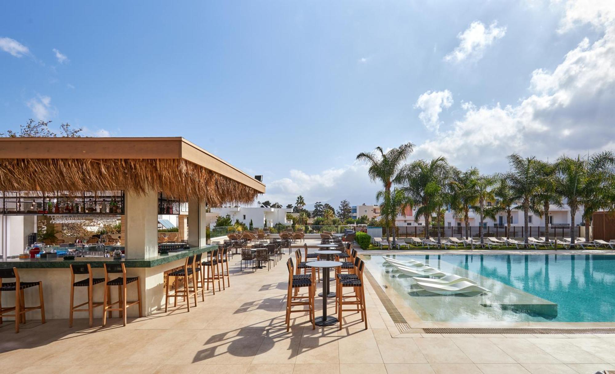 Kyknos Beach Hotel & Bungalows Mália Kültér fotó