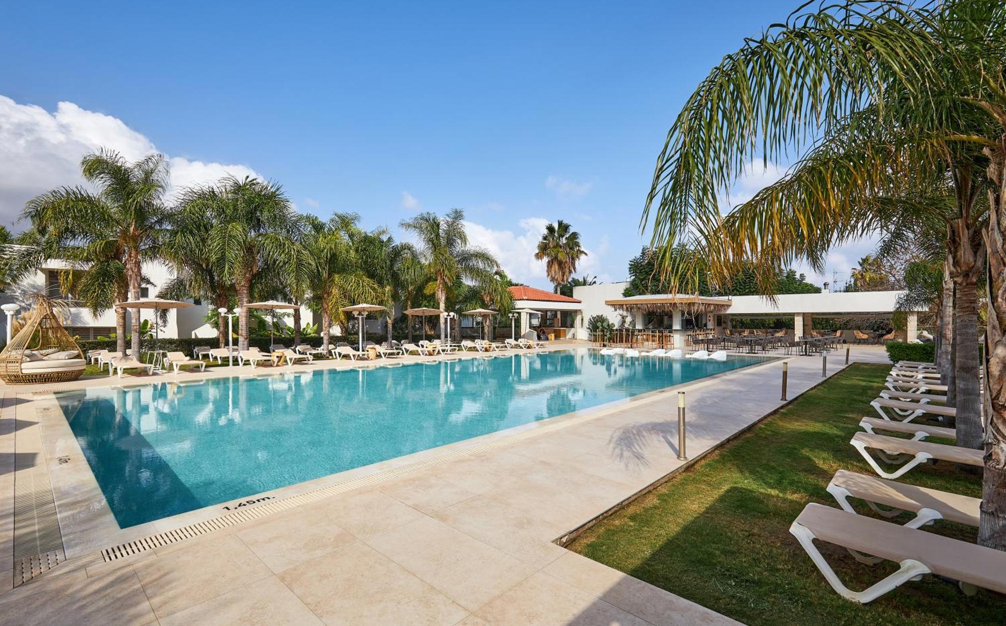 Kyknos Beach Hotel & Bungalows Mália Kültér fotó