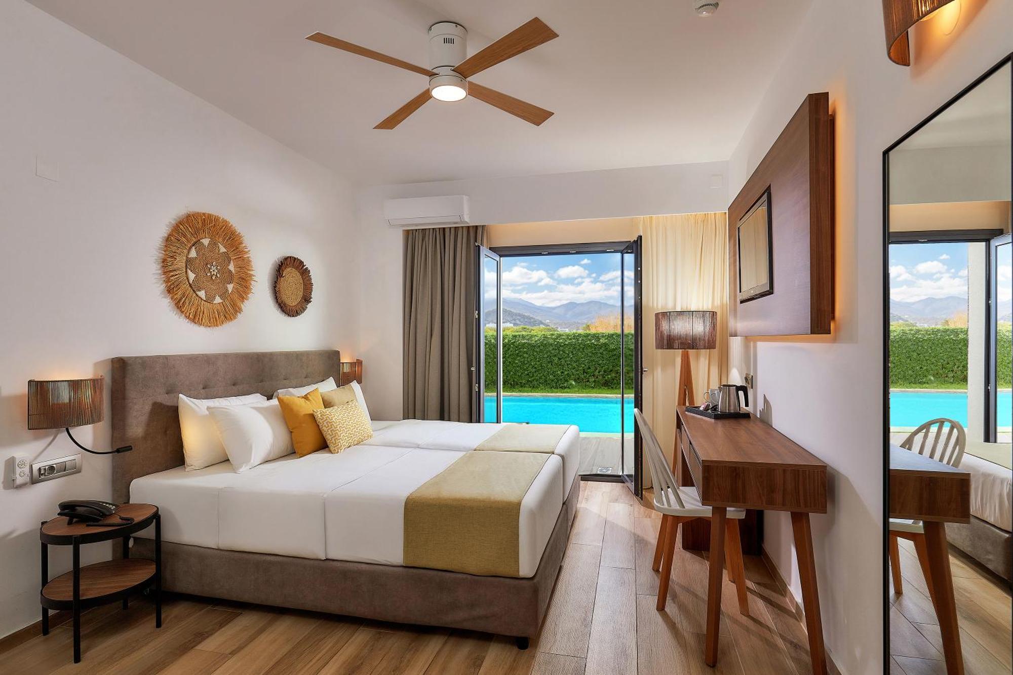 Kyknos Beach Hotel & Bungalows Mália Kültér fotó